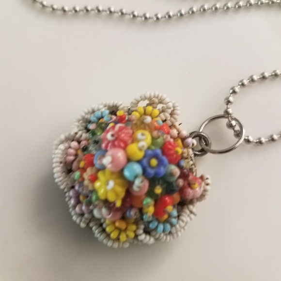 BoHo Beaded Pendant - Picture 2 of 3